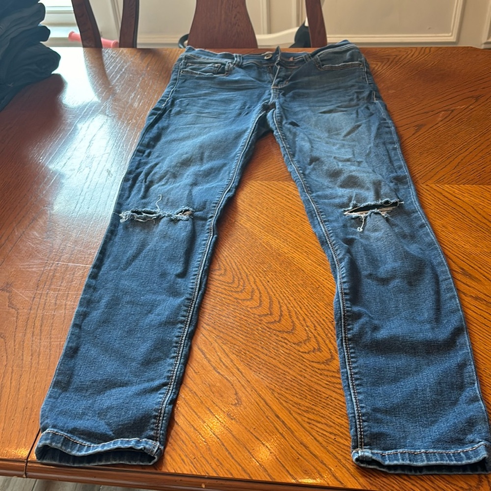Sneak peek skinny jeans